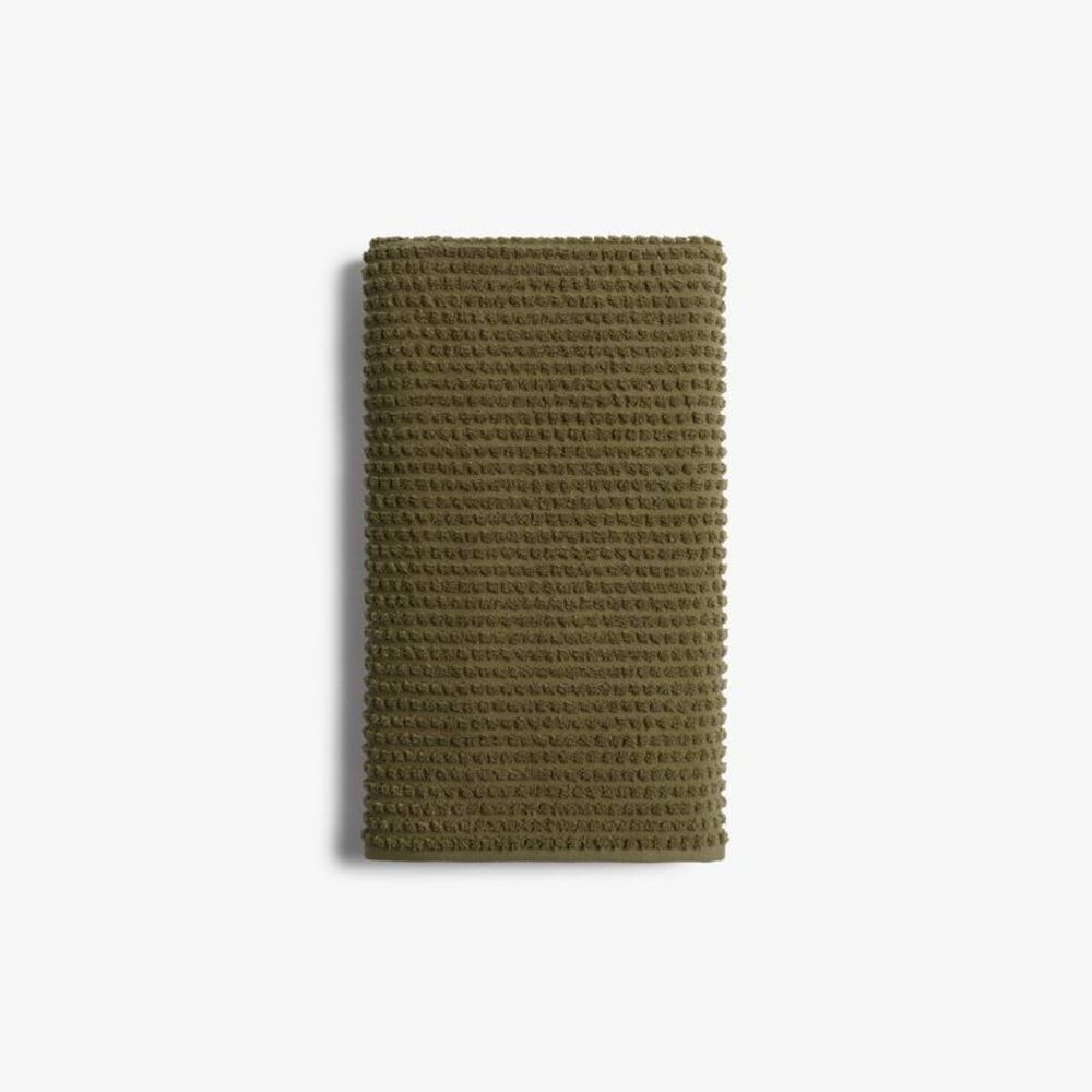Terry Dot Bath Towel Olive - Parachute
